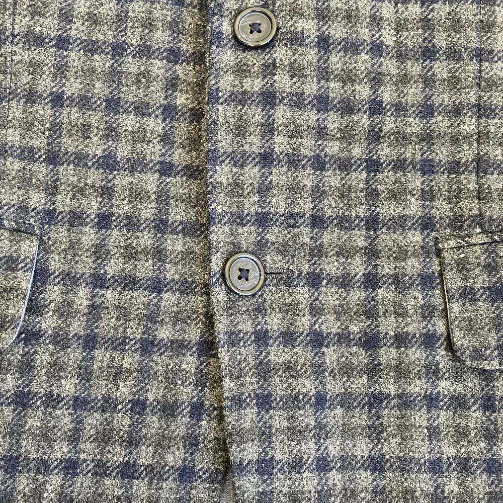 Wallin & Bros Mens 38S Wool Tweed Tailored Sports Coat Blazer Elbow Patches - Picture 7 of 16